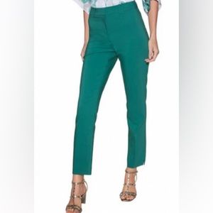 NWT LOFT Green Slim Ankle Pants
